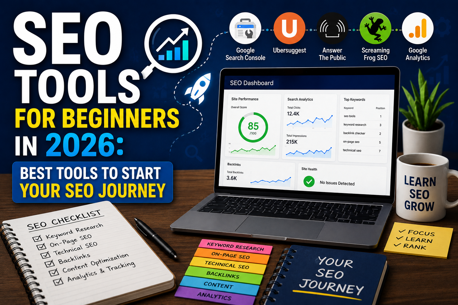 SEO tools for beginners in 2026 guide