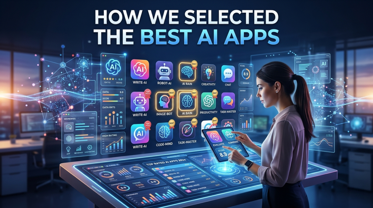 Comparing AI apps based on features performance and usability
Evaluation process for selecting the best AI apps
AI software comparison and testing criteria